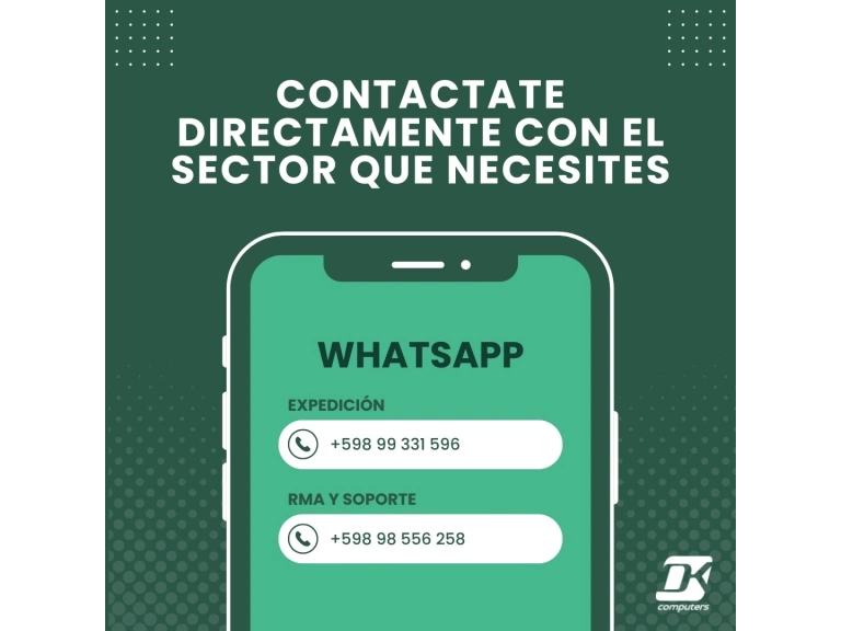 �Contactate directamente con el sector que necesites!