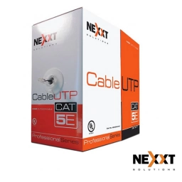 Bobina cable UTP Categoria UTP CAT5E 305 Metros Gris Nexxt