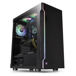 Gabinete Gamer Thermaltake H200TG Lateral Transparente Mid Tower