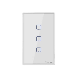 Interruptor Inteligente Sonoff T0US3C-TX t�ctil de pared 3 Pulsadores WiFi