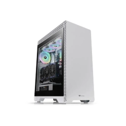 Gabinete Gamer Thermaltake S500 Snow Edition Lateral Transparente Mid Tower 