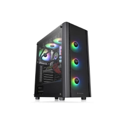 Gabinete Gamer Thermaltake V250 TG ARGB Lateral Transparente Mid Tower 