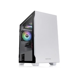 Gabinete Gamer Thermaltake S100TG Snow Lateral Transparente Mid Tower