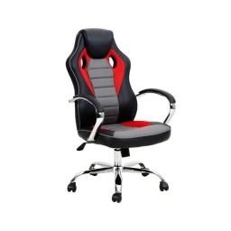 Silla Gamer Nibio Rookie GC029 | Ergon�mica, Reposabrazos, Negra y Roja