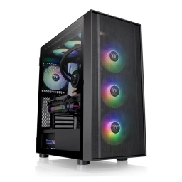 Gabinete Gamer Thermaltake H570 TG ARGB Black Mid Tower 