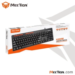Teclado MEETION K600M Multimedia USB