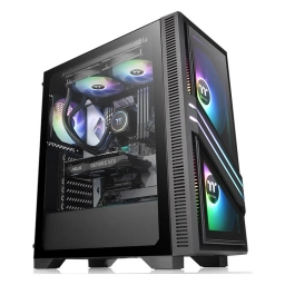 Gabinete Gamer Thermaltake Versa T35 RGB Lateral Transparente Mid Tower