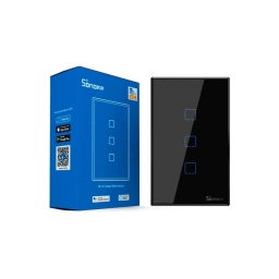Interruptor Inteligente de Pared Sonoff T3US3C-TX | WiFi y RF, T�ctil, 3 Pulsadores