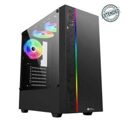 Gabinete Gamer Shot Gaming Pro Series SHOT-SUP-8016-80A | Cristal Templado, RGB frontal
