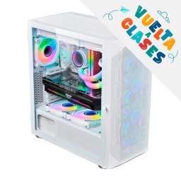 PROMO VUELTA A CLASES Gabinete Gamer Shot Gaming Pro Series SHOT-SUP-230B-WHITE | Cristal Templado