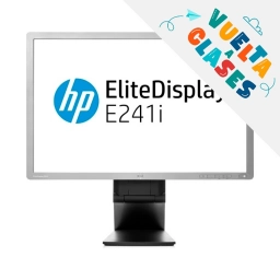 PROMO VUELTA A CLASES Monitor HP EliteDisplay E241i | LED, Full HD, 24", Recertificado Grado A