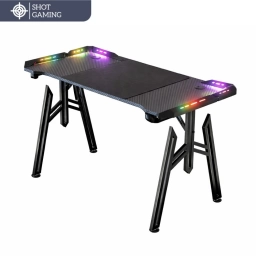 Escritorio Gamer Shot Gaming SHOT-DESK-S200 | Tira LED RGB integrada 