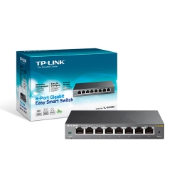 Switch TP-LINK TL-SG108E 8 Puertos Gigabit Easy Smart