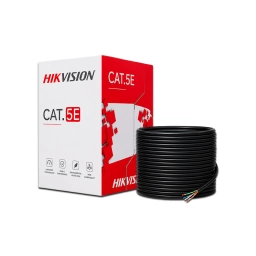 Bobina de cable UTP Hikvision DS-1LN5EO-UU/E | Cat 5E, Exterior, 305 m 100% Cobre