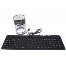 Teclado Generico HAVIT  Negro de Silicona en INGLES - HV-JHM108