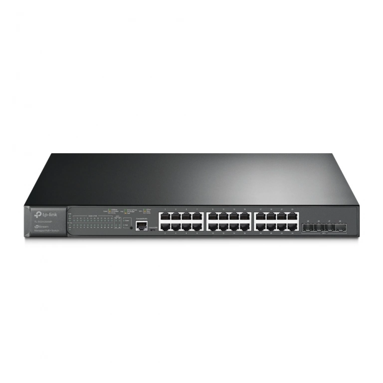 Switch TP-LINK TL-SG3428XMP | 24 Puertos Gigabit PoE at/af, 4 SFP 10Gbps
