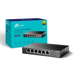 Switch TP-LINK TL-SF1006P | 6 Puertos RJ45 10100 (4 Puertos PoE af)
